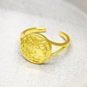 Gold Coin Ring